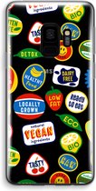 Case Company® - Samsung Galaxy S9 hoesje - Fruitsticker - Soft Cover Telefoonhoesje - Bescherming aan alle Kanten en Schermrand