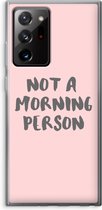 Case Company® - Samsung Galaxy Note 20 Ultra / Note 20 Ultra 5G hoesje - Morning person - Soft Cover Telefoonhoesje - Bescherming aan alle Kanten en Schermrand