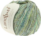 Lana Grossa Landlust Sommerseide Melange Groen Turquoise 105