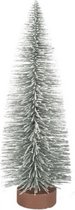 kerstboom Oscar XL 35 x 12 cm polyresin zilver