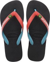 Havaianas Kids Brasil Mix Black Ruby Red