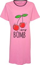 Temptation Dames Bigshirt Roze TPNGD1110A - Maten: S