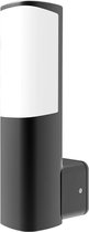 LED Tuinverlichting - Buitenlamp - Crinton Tarin - 7W - Warm Wit 3000K - Mat Antraciet - Rond - Aluminium