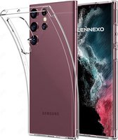 Transparant Hoesje Geschikt Voor Samsung Galaxy S22 Ultra - Back Cover Telefoonhoesje