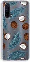 Case Company® - OnePlus Nord CE 5G hoesje - Kokosnoot - Soft Cover Telefoonhoesje - Bescherming aan alle Kanten en Schermrand