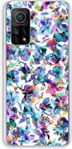Case Company® - Xiaomi Mi 10T hoesje - Hibiscus Flowers - Soft Cover Telefoonhoesje - Bescherming aan alle Kanten en Schermrand
