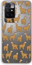 Case Company® - Xiaomi Redmi 10 hoesje - Alpacas - Soft Cover Telefoonhoesje - Bescherming aan alle Kanten en Schermrand