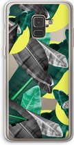 Case Company® - Samsung Galaxy A8 (2018) hoesje - Fantasie jungle - Soft Cover Telefoonhoesje - Bescherming aan alle Kanten en Schermrand