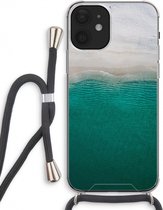 Case Company® - iPhone 12 hoesje met Koord - Stranded - Telefoonhoesje met Zwart Koord - Extra Bescherming aan alle Kanten en Over de Schermrand