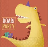 servetten dinosaur roar 33 x 33 cm 20 stuks