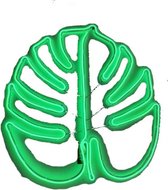 kerstverlichting neon blad IP44 33,5 cm groen