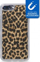 Apple iPhone 7 Plus Hoesje - My Style - Magneta Serie - TPU Backcover - Leopard - Hoesje Geschikt Voor Apple iPhone 7 Plus
