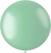 ballon Metallic 78 cm latex mintgroen