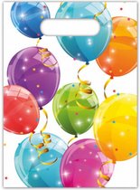 uitdeelzakjes Sparkling Balloons 23 x 17 cm 6 stuks