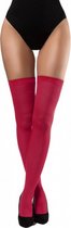 kousen dames polyester donkerroze one-size