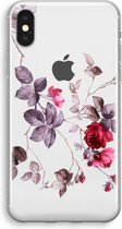 Case Company® - iPhone XS hoesje - Mooie bloemen - Soft Cover Telefoonhoesje - Bescherming aan alle Kanten en Schermrand