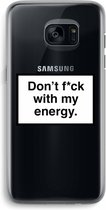Case Company® - Samsung Galaxy S7 Edge hoesje - My energy - Soft Cover Telefoonhoesje - Bescherming aan alle Kanten en Schermrand