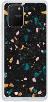 Case Company® - Samsung Galaxy S10 Lite hoesje - Terrazzo N°10 - Soft Cover Telefoonhoesje - Bescherming aan alle Kanten en Schermrand