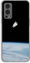 Case Company® - OnePlus Nord 2 5G hoesje - Alone in Space - Soft Cover Telefoonhoesje - Bescherming aan alle Kanten en Schermrand