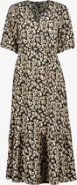 TwoDay dames maxi jurk met luipaardprint - Bruin - Maat L