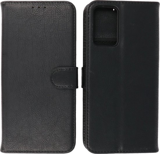 Coque Oppo A95 4G & Oppo A74 4G - Etui Book Case Phone - Etui portefeuille porte-cartes - Etuis portefeuille - Zwart