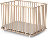 Opvouwbare box WEBABY Gelakt Beuken & Grijs