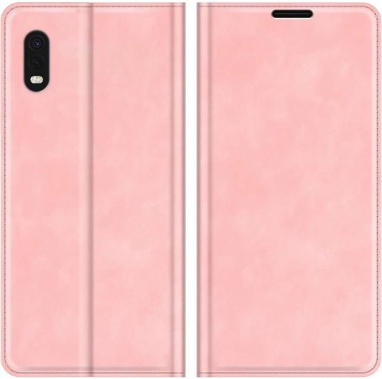 Hoesje Geschikt voor Samsung Galaxy Xcover Pro - Portemonnee Book Case - Kunstleer - Roze