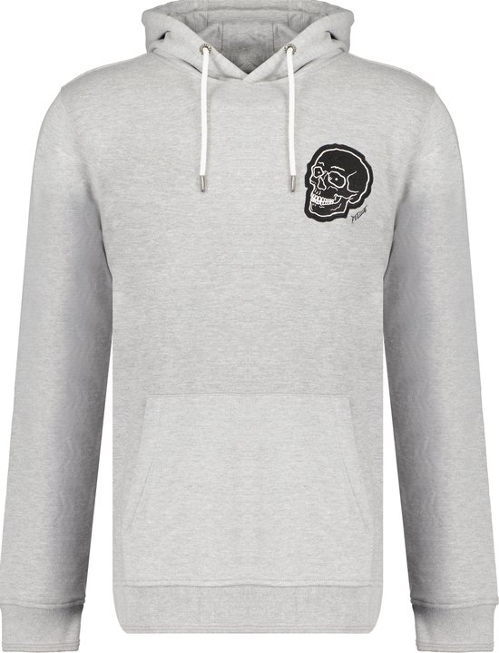 DEELUXE Sweat avec tête de mortBRICK Gris Clair Mel