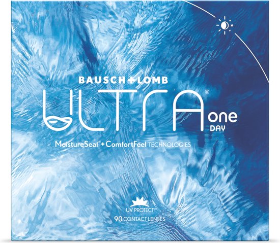 -0.25 - Bausch + Lomb ULTRA® ONE DAY - 90 pack - Daglenzen - BC 8.60 - Contactlenzen