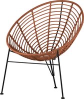 WOOOD Jane Lounge chair - PE/Métal - Terra - 88x72x81