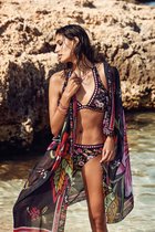 Vacanze Italiane - Persian-Garden Mango Bikini Set - maat 40 - Bloemenprint Zwart - Dames