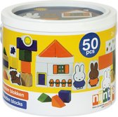Bambolino Toys - Nijntje speelgoed - Blokkenton met 50 houten blokjes