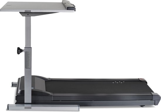 LifeSpan - Bureau Loopband TR1200-DT5 38- Inclusief Bureau - Blad 96.5cm breed - Elektronisch Verstelbaar - Display - Antraciet