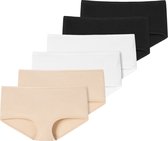 Schiesser Dames shorts slip 6 pack 95/5 organic cotton
