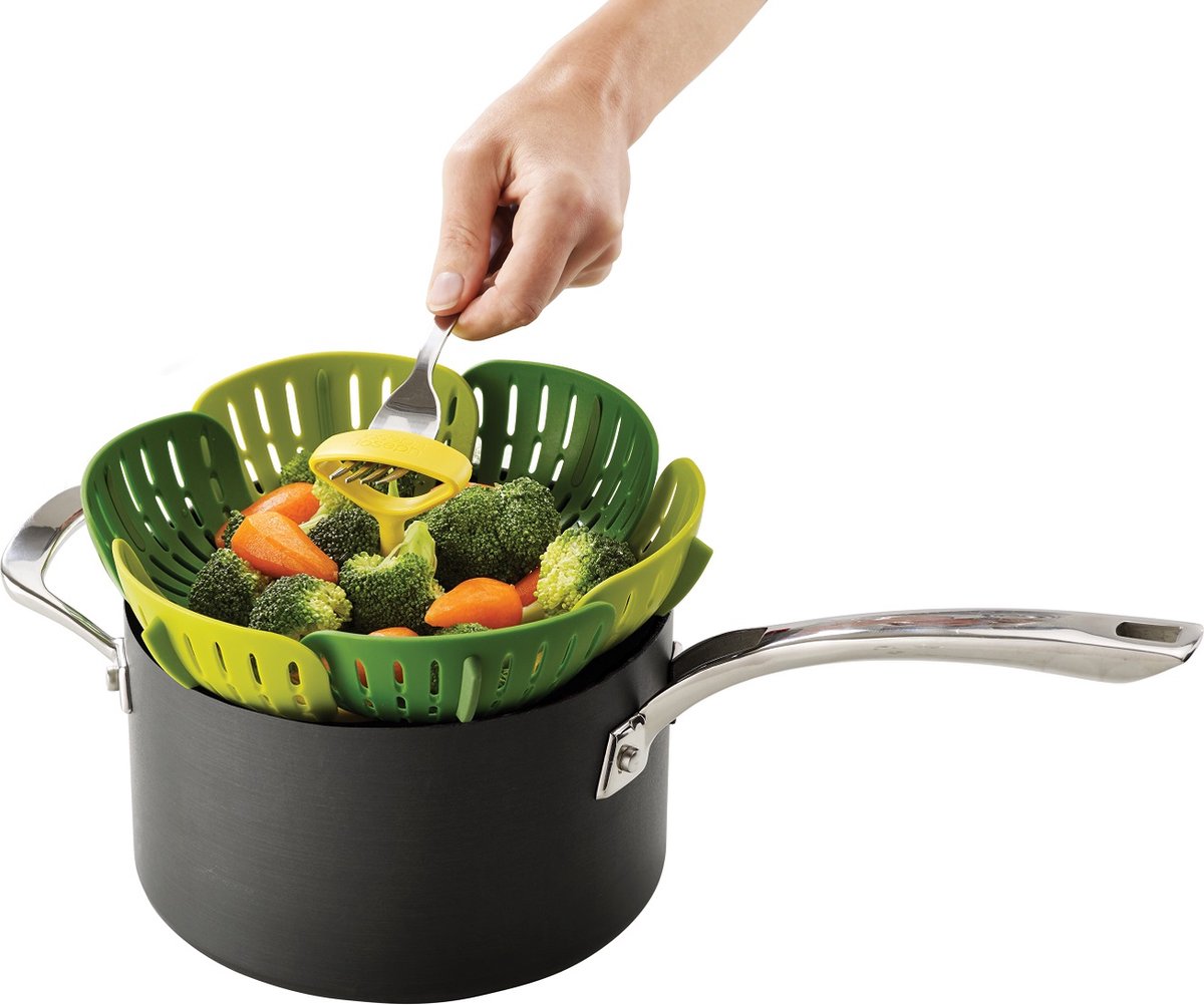 Joseph Joseph Bloom stoominziet - Opvouwbaar - Groen - 16 cm — cadeau in Kookcadeaus - foto 3