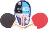 Sports Active tafeltennisset met 2 ballen in draagtas