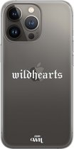 iPhone 13 Pro Max Case - Wildhearts White - xoxo Wildhearts Transparant Case