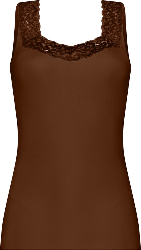 Ten Cate Singlet Lace Top Coconut maat M Bruin bol