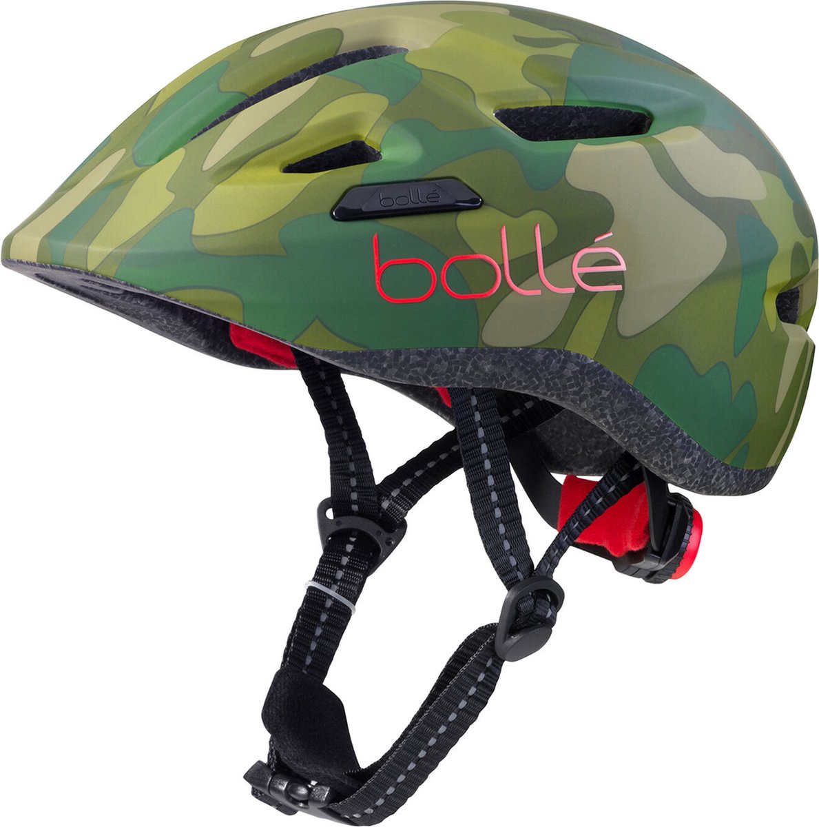 Bollé Fietshelm Stance Junior 47-51 Cm Groen/rood Mt Xs