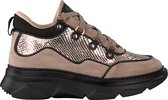 Notre-V 631 Lage sneakers - Leren Sneaker - Dames - Taupe - Maat 38