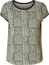 IVY BEAU Elja Jersey Shirt - Ecru/Spring Green - maat 42
