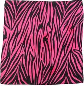 Emilie scarves - sjaal - bandana - zebra - katoen - roze