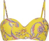 Bali Batik bandeau bikinitop Geel maat 38E (75E)