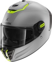 SHARK SPARTAN RS BLANK Mat SP Motorhelm Integraalhelm Zilver Geel Silver - Maat XL