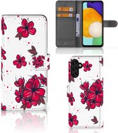 Mobiel Hoesje Geschikt voor Samsung Galaxy A13 5G | Geschikt voor Samsung Galaxy A04s Book Case Blossom Red