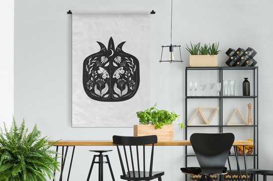 Tapisserie - Tapisserie - Art moderne avec une grenade - 120x180 cm - Tapisserie