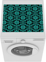 Wasmachine beschermer mat - Patronen - Gothic - Bloemen - Breedte 55 cm x hoogte 45 cm
