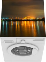 Wasmachine beschermer mat - Nijmegen - Licht - Water - Breedte 60 cm x hoogte 60 cm