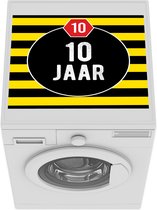 Wasmachine beschermer mat - Jubileum - Verjaardag - 10 Jaar - Breedte 55 cm x hoogte 45 cm