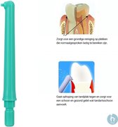 Thuys Kraan Flossapparaat - Flossapparaat - Flosser - Water Flosser - Monddouche - Multi-jet opzetstukken - Groen